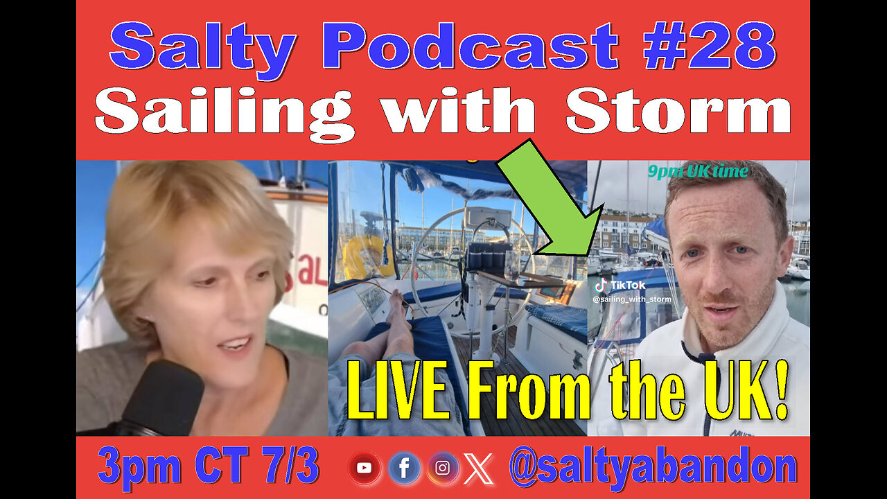 Salty Podcast #28 | ⛵Sailing Podcast: Raising a Young Daughter on a Sailboat in the UK! ⛵