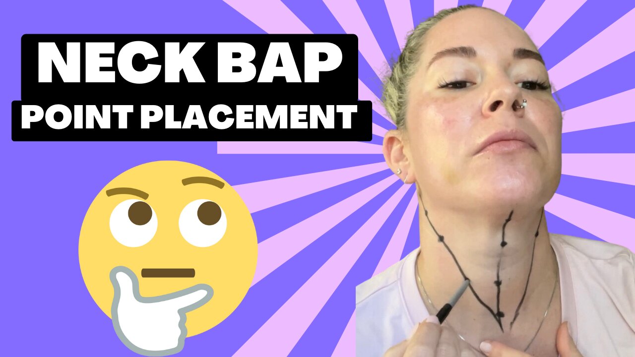 Meso therapy neck BAP placement | BAP with Hyaron