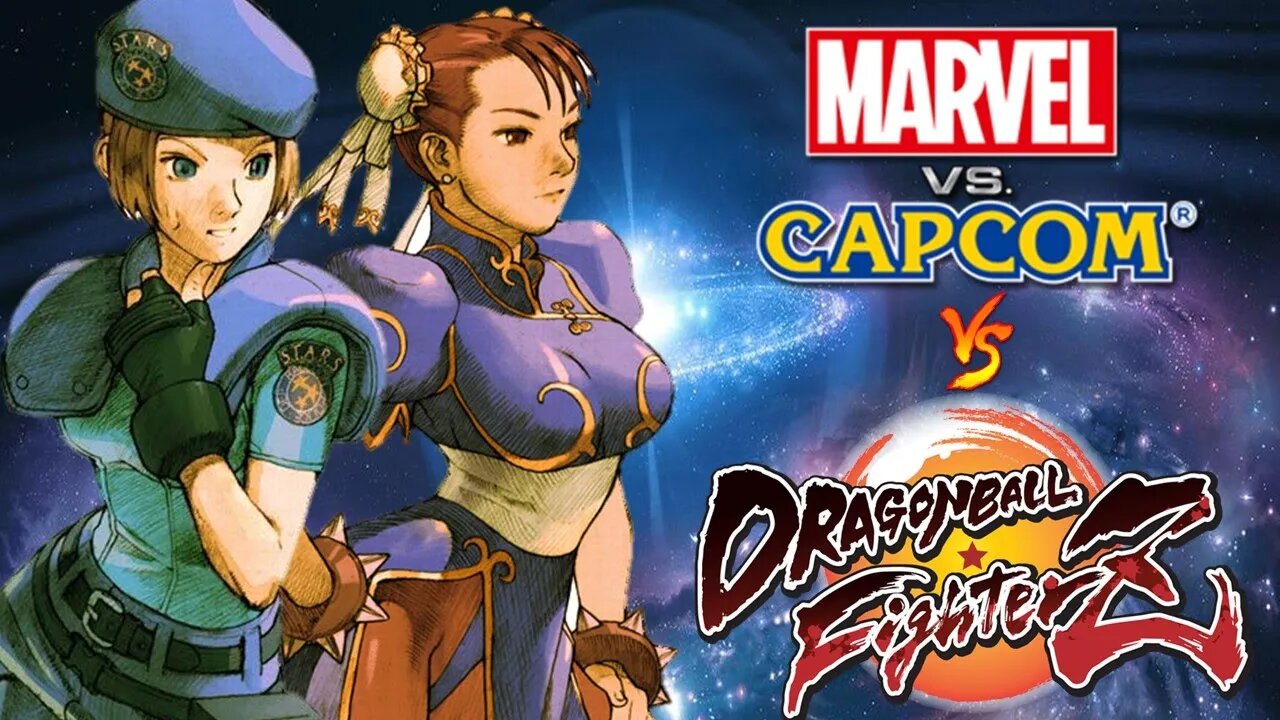 Power Cops Girls Jill and Chun-li!!! Marvel vs Capcom vs Dragon Ball FigtherZ (M.U.G.E.N.) Gameplay!