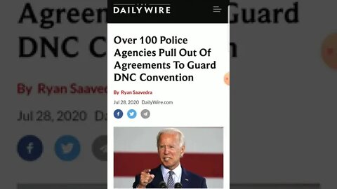 100 Police Agencies Tell DNC "NO!"