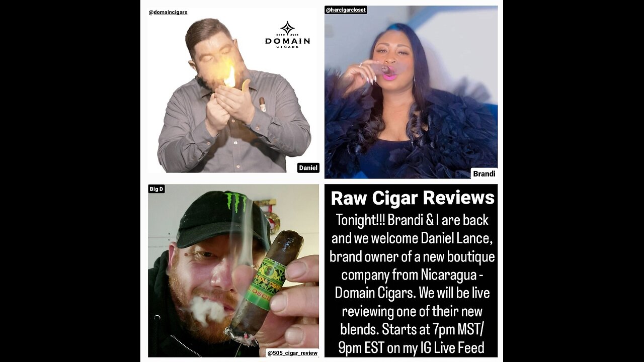 Raw Cigar Review (Episode 55) Daniel Lance of Domain Cigars