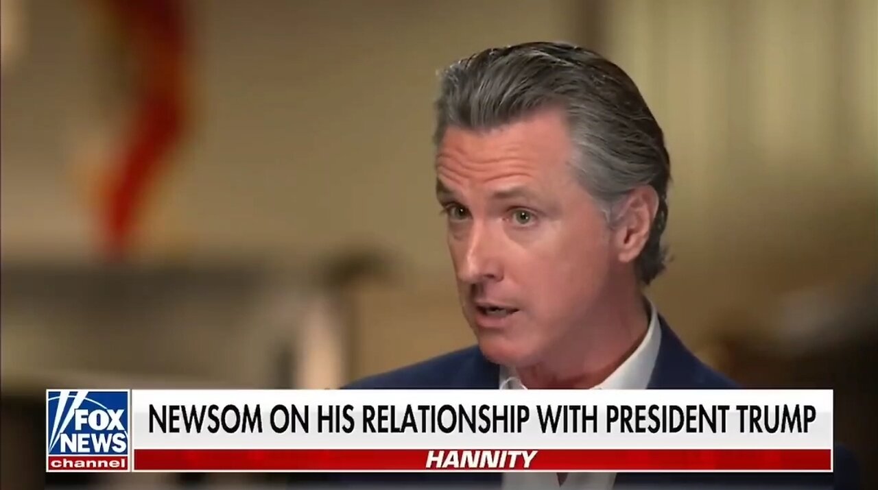 Gavin Newsom Shockingly Defends Trump's COVID Response