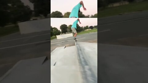 Simple three piece line at Millersville skatepark #skateboarding