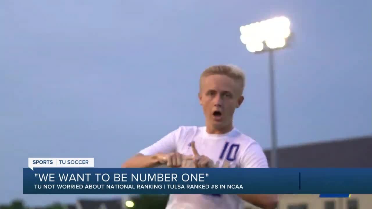 TU soccer not concerned with top-10 ranking