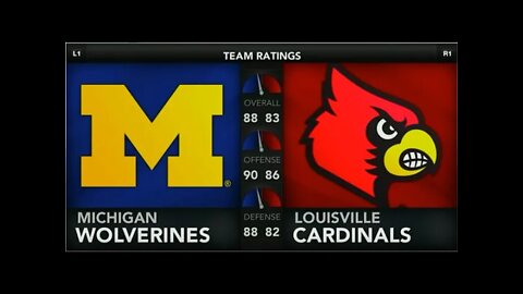 NCAA Football 14 Michigan V. Louisville 6/2/21