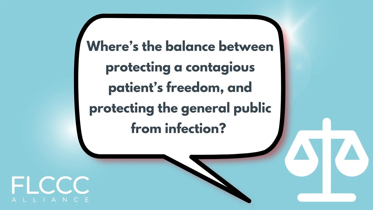 Where’s the balance between protecting a contagious patient’s freedom, and protecting the general public from infection?