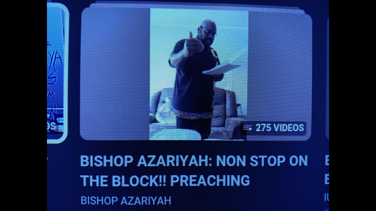 ISRAELITE HERO FOR RIGHTEOUSNESS: THE MIGHTY BISHOP AZARIYAH TEACHING BIBLICAL TRUTH WORLDWIDE