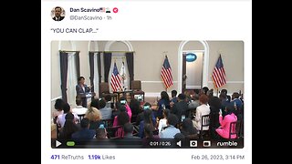 DanScavino “YOU CAN CLAP…”