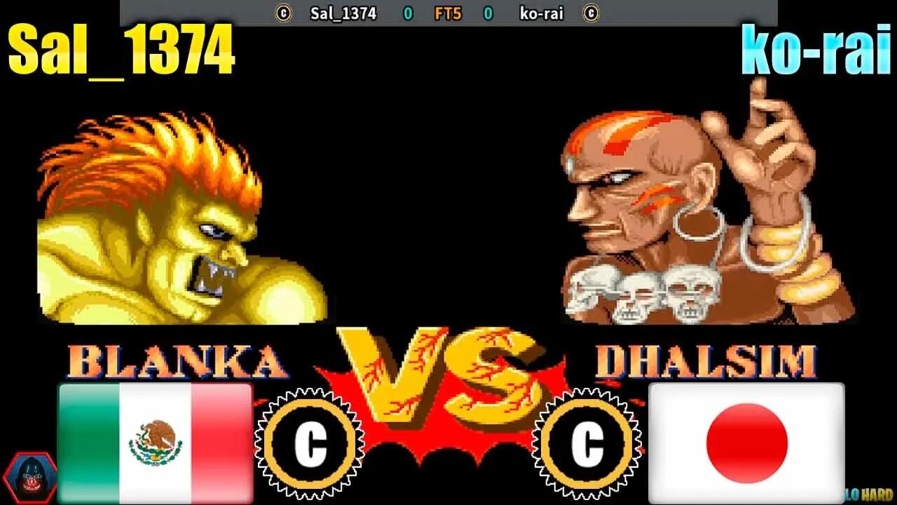 Street Fighter II: The World Warrior (Sal_1374 Vs. ko-rai) [Mexico Vs. Japan]