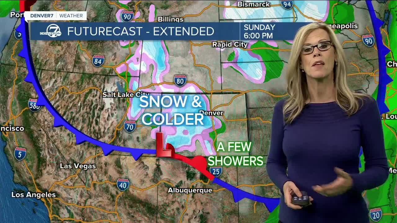 Some rain on Sunday, more snow in the mountains