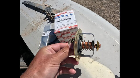 Isuzu 6BG1T Engine Thermostat Replacement, Link-Belt 210LX Excavator