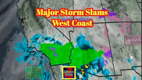 Major storm slams West coast