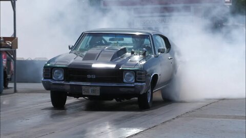1971 Chevelle SS With 540 Big Block at the Drag Strip