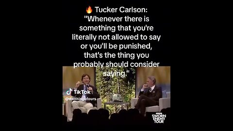 Tucker Carlson laying down the truth against the deep state.