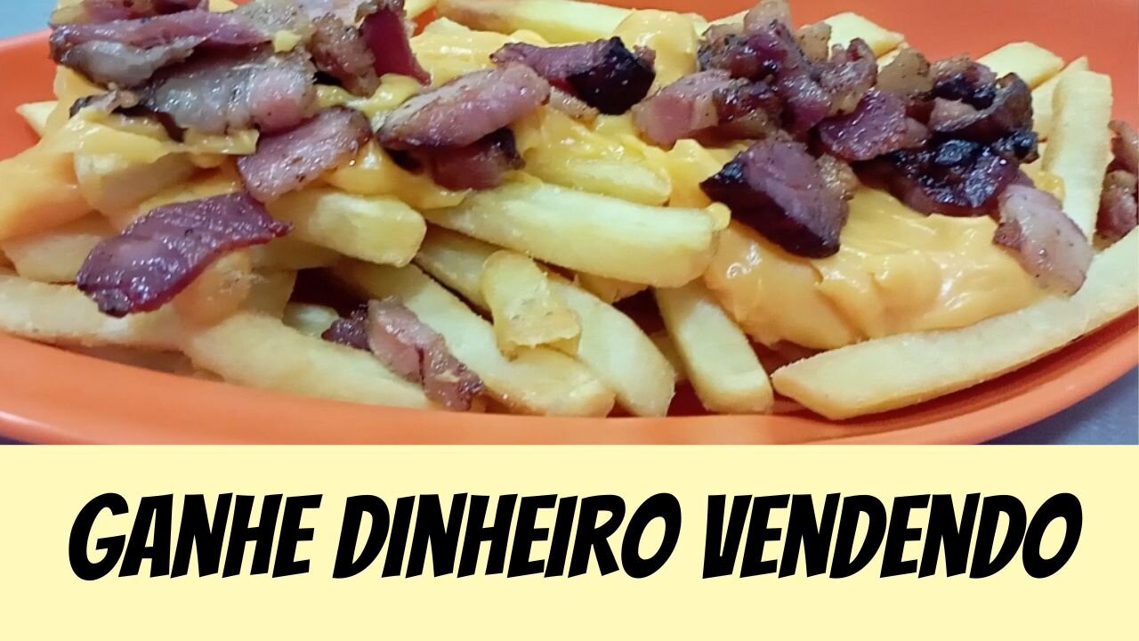 Inacreditável essa batata frita - cheddar e bacon