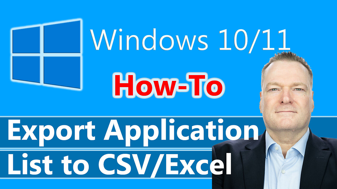 How to Export Application List to CSV in Windows 10/11