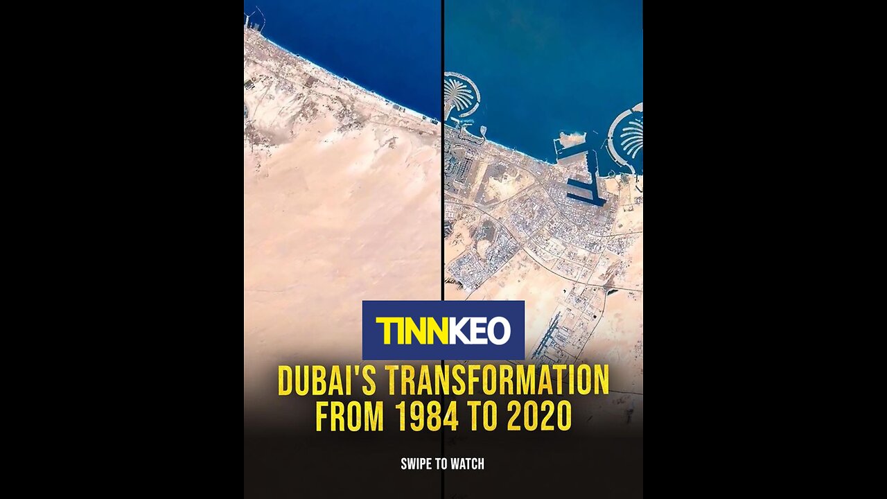 Dubai's remarkable transformation is evident just by looking at how its skyline has changed!