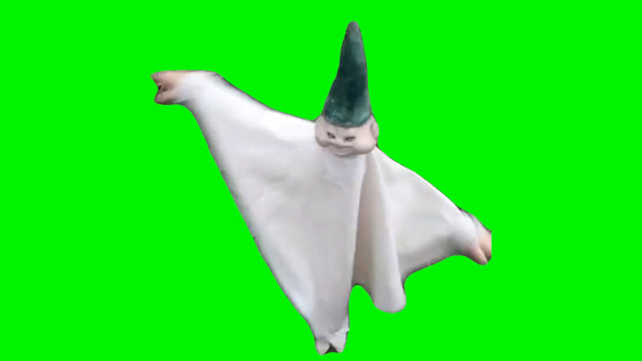 Whimsical Little Elvish Creature from TikTok Green Screen