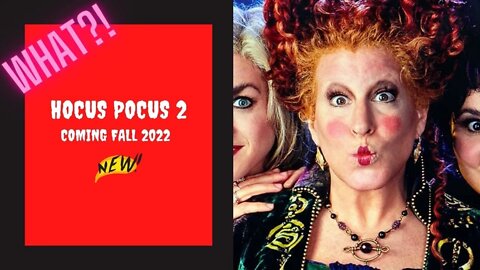 Hocus Pocus 2 is Coming This Fall