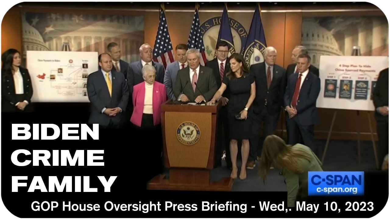 FULL blockbuster press conference of Biden Crime Family - May 10, 2023