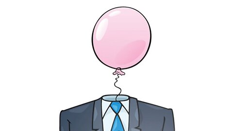 Idiom: Full of hot air (picture, meaning, example, pronunciation)