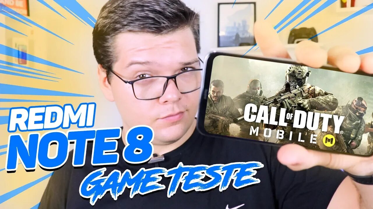 Redmi Note 8 no CALL OF DUTY ,PUBG e ASPHALT 9 - Game Teste!