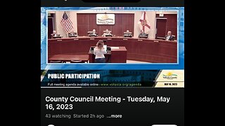 Pfizer vaccine, Injured , Volusia Coun￼t commissioners, meeting