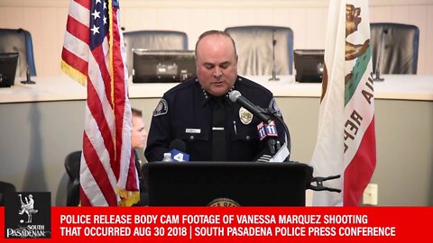 Vanessa Marquez Shooting | Body Cam video released at South Pasadena Police Press Conference