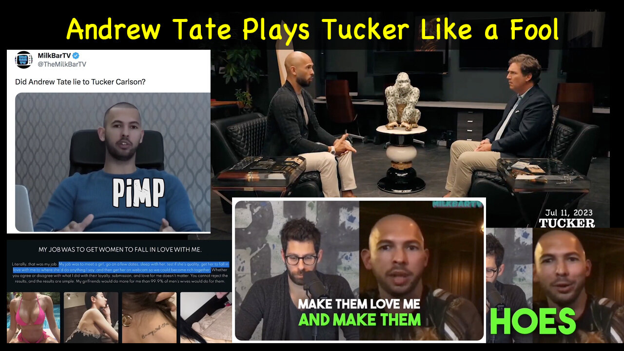 Andrew Tate Plays Tucker Like a Fool