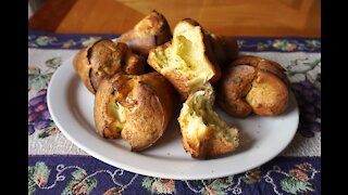 Quick & Easy Lemon Popovers… no machines… ready to bake in 20 minutes