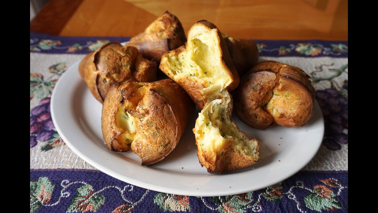 Quick & Easy Lemon Popovers… no machines… ready to bake in 20 minutes