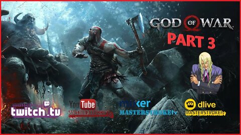 MASTERSTROKEtv Let's Play God of War - Part 3.2 #Gaming #Streaming #Letsplay