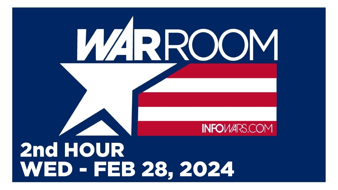 WAR ROOM [2 of 3] Wednesday 2/28/24 • DAMANI FELDER, News, Reports & Analysis • Infowars