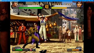 Transmissão ao vivo de Tempo final jogando the king of 98