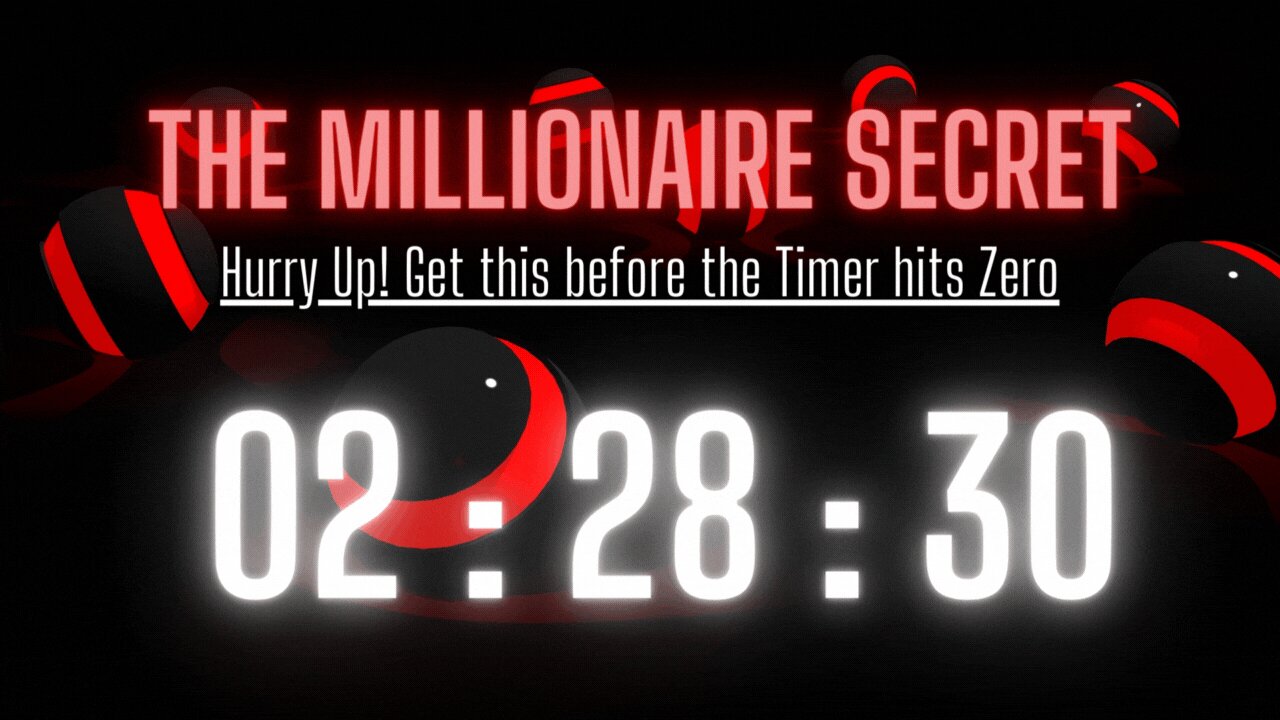 THE MILLIONAIRE SECRETS PRESENTATION