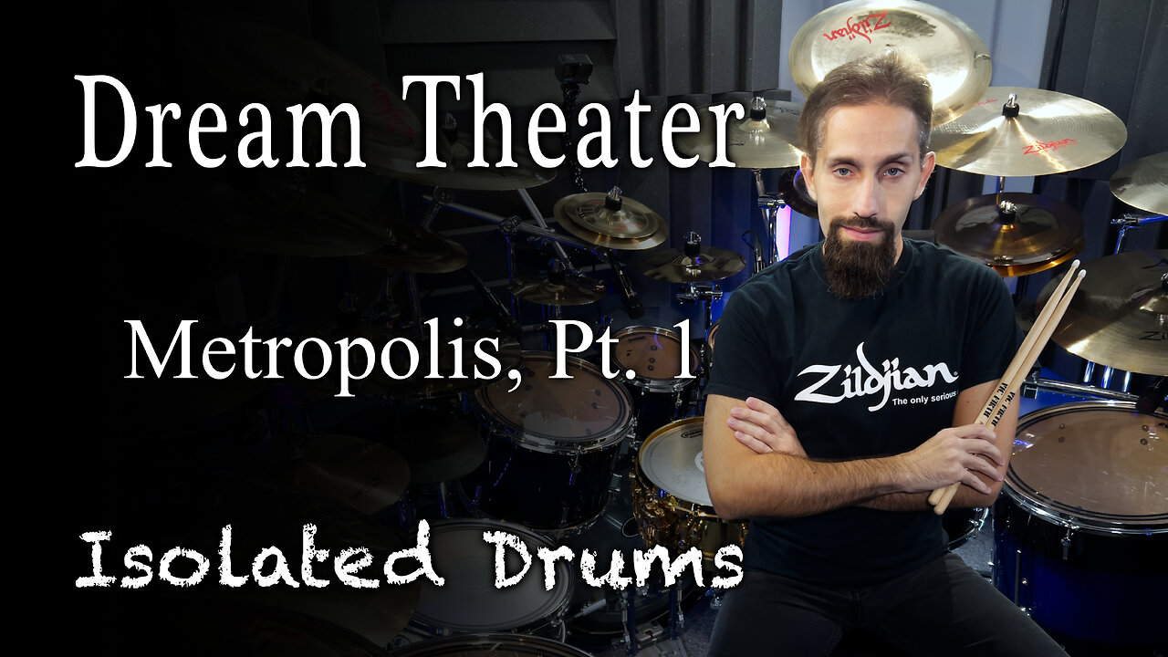 Dream Theater - Metropolis, Pt. 1: The Miracle and the Sleeper | Isolated Drums | Panos Geo