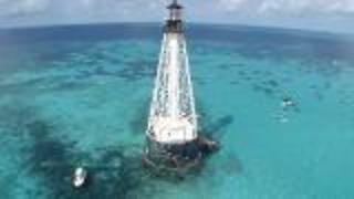 Extreme Swim Around Florida Keys Lighthouse