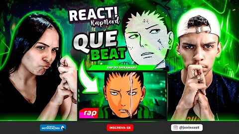 Rap do Shikamaru (Naruto) - CUIDADO COM AS SOMBRAS | NERD HITS | [React em Casal RapGeek] 🔥