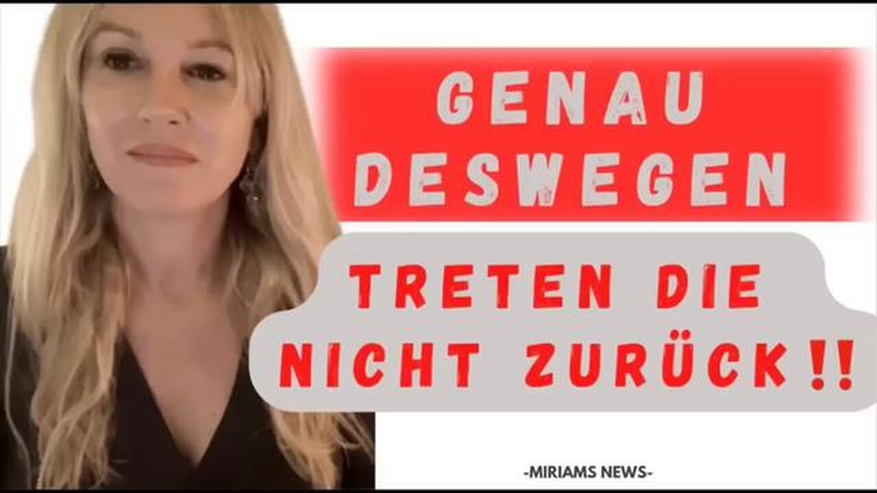 DESWEGEN TRETEN DIE NICHT ZURÜCK