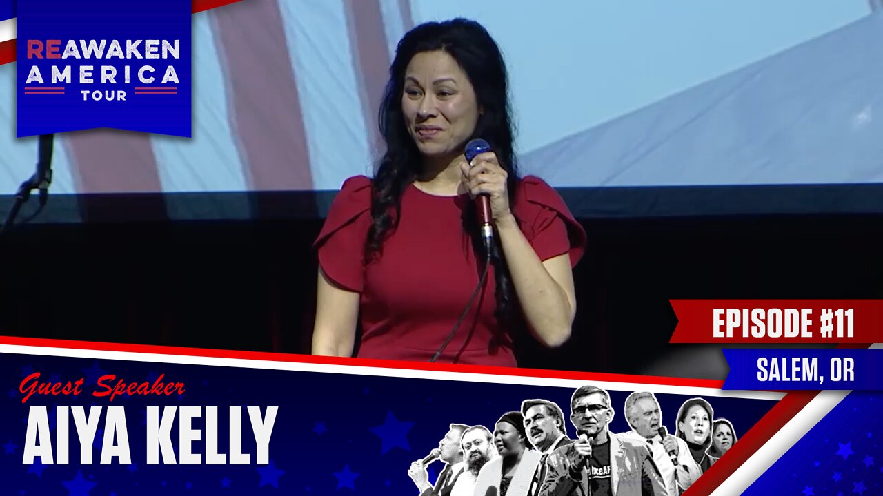 Aiya Kelly | Singing of the National Anthem | ReAwaken America Tour Oregon