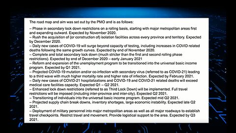 Possible Leaked Roadmap for the Next Phase of the Agenda 10-20-20