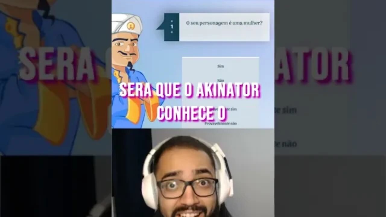 O Akinator conhece o Alan Jesus ex-empresário do Luva de Pedreiro #shorts