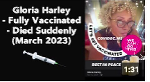 Gloria Harley - Fully Vaccinated - Died Suddenly (March 2023) 💉🪦