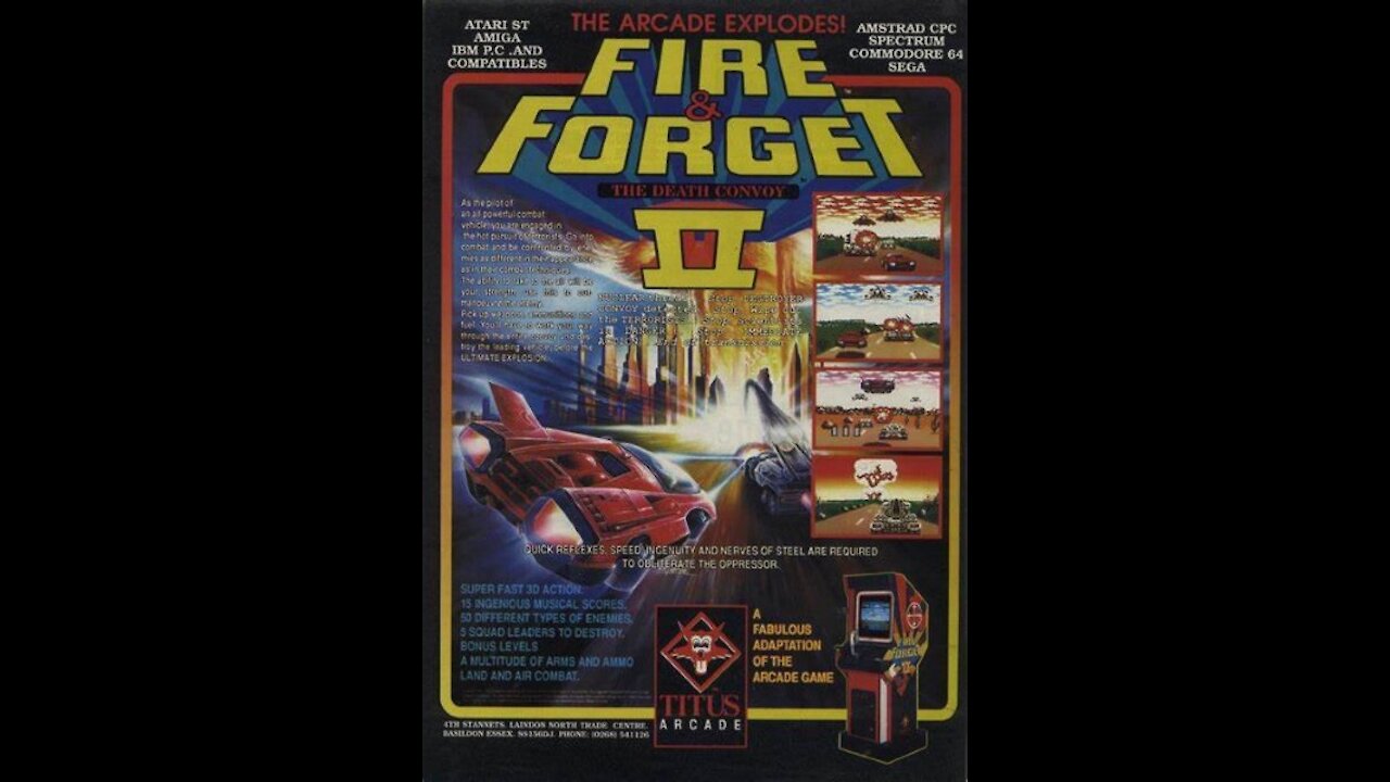 fire and forget 2 amstrad cpc464 review