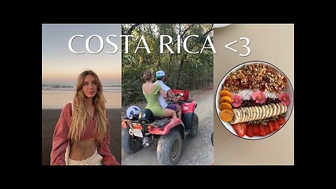 COSTA RICA VLOG: how I stayed in shape, baby turtles, atv crash lol