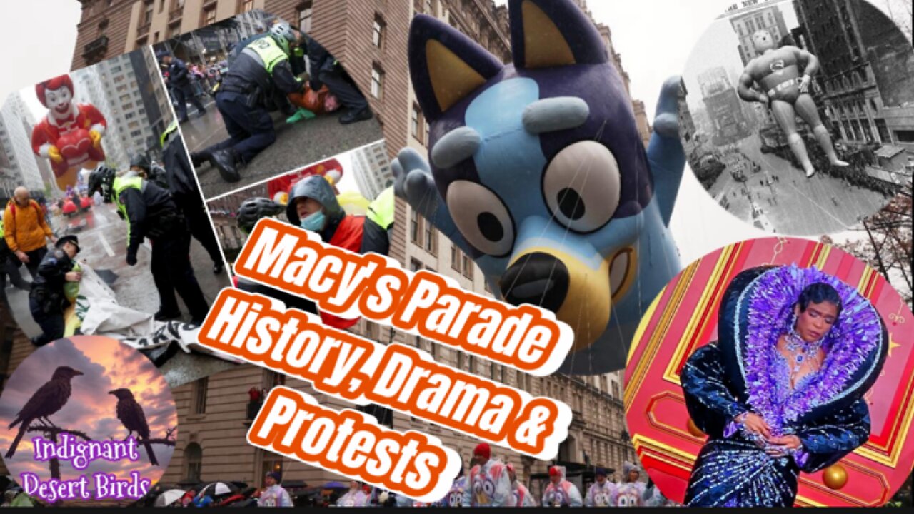 Macy's Thanksgiving Day Parade Drag queens, protesters & history #MacysThanksgivingDayParade