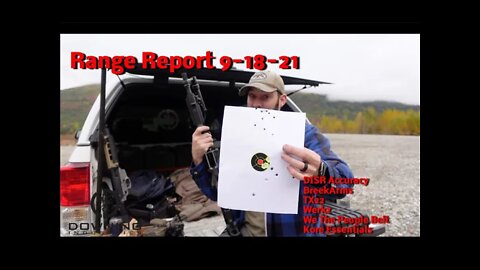 Range Report 9-18-21