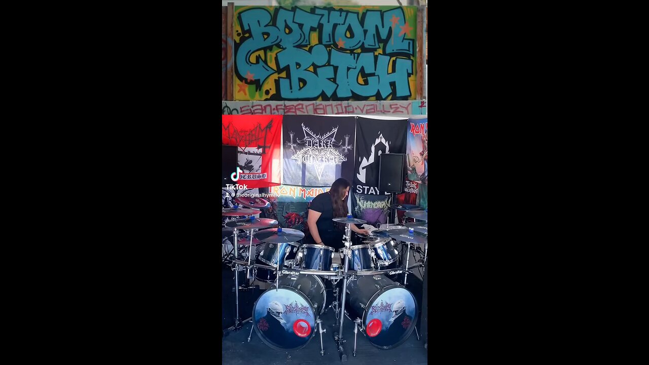 @dojacat - Bottom Bitch 🤘🏻🖤 full drum cover