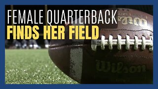 Female quarterback starts in high school Homecoming game in Wisconsin