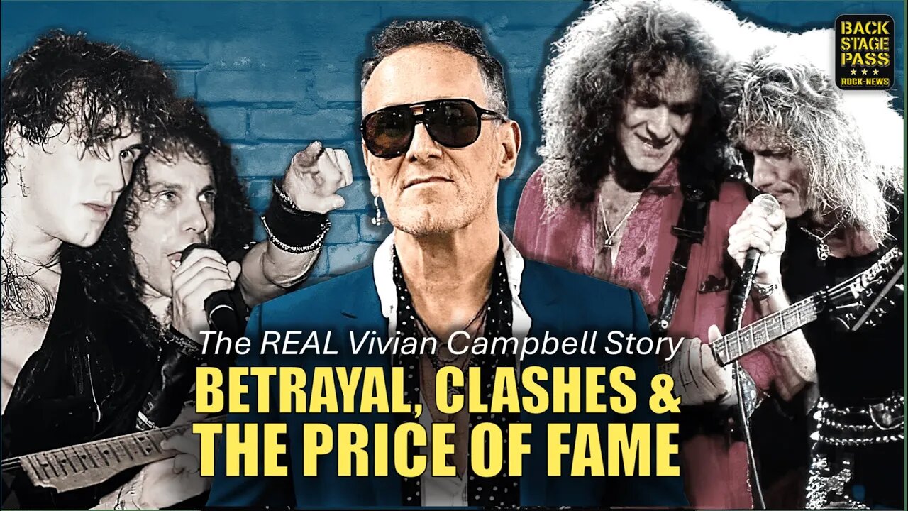 🎸 BETRAYAL, CLASHES & The Price of FAME! 💔 The REAL Vivian Campbell Story🤘(Short Rockumentary)